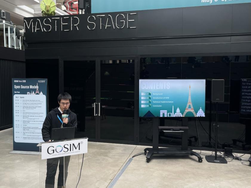 GOSIM Paris 2026 技术演讲现场